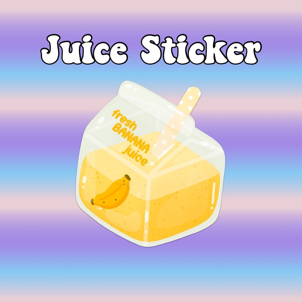 5/$5 Kawaii Sticker Juice Box